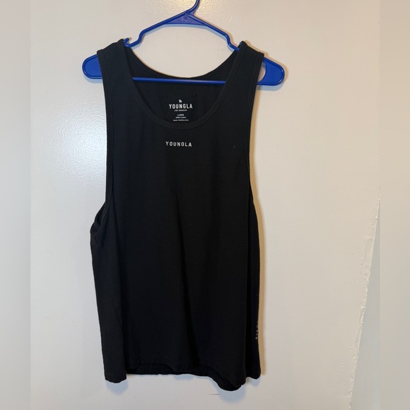 YoungLA black tank top men's size large - Picture 1 of 4